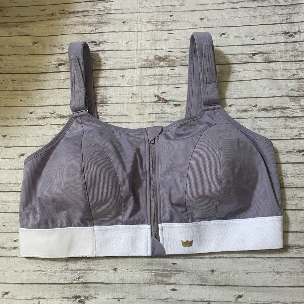 SHEFIT Women’s Ultimate Sports Bra High Impact Size 5Luxe Lavender Adjustable